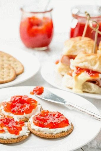 Fénykép a chili paprika lekváráról