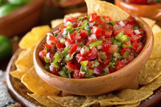 Fotómexikói Pico de Gallo mártás