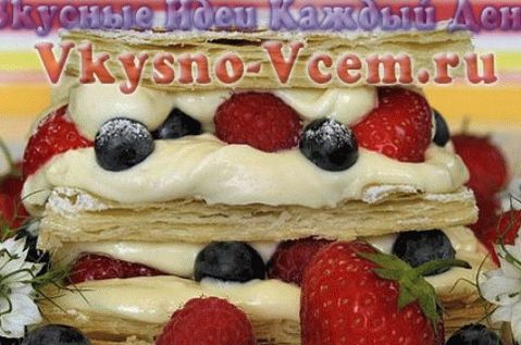 Millefeuil vadon termő bogyókkal