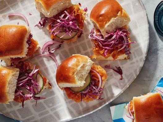 Fotó mini hamburgerek sütőtökkel