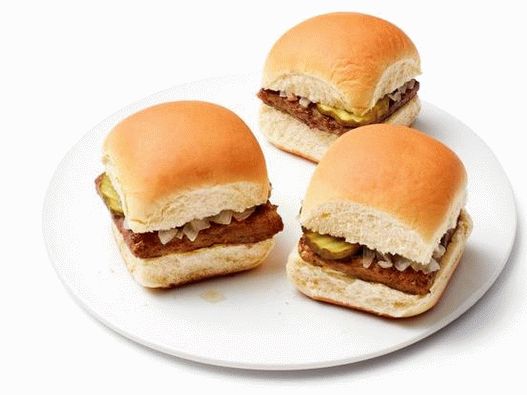 Fotós mini hamburgerek stílusban