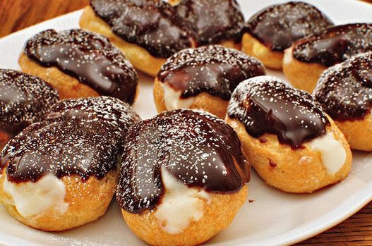 Fotó mini eclars csokoládé jegesedéssel