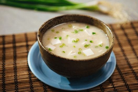 Fénykép Miso Soup with Tofu (Misoshiru)