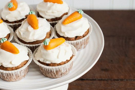 Fotó sárgarépa-sütőtök muffinok vanília mázsal