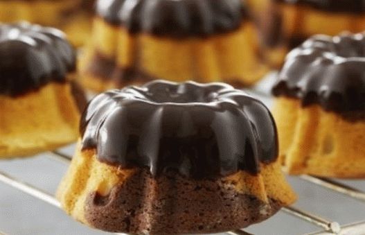 Fotó Márvány Muffin csokoládé jegesedéssel