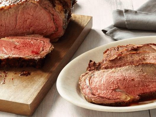 Fénykép Prime Rib Meat a sütőben