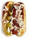 Hot dog Monterey Jack sajttal