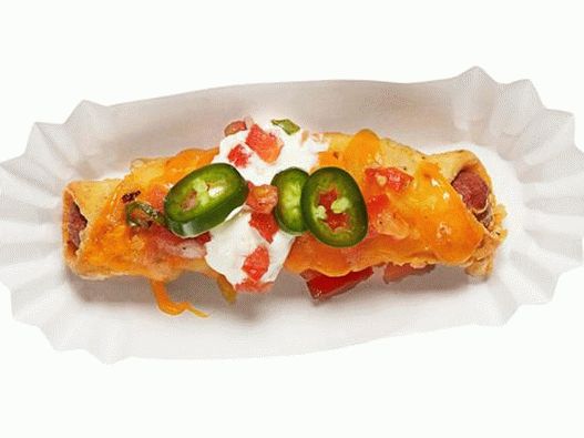Hot Dog Chimichanga
