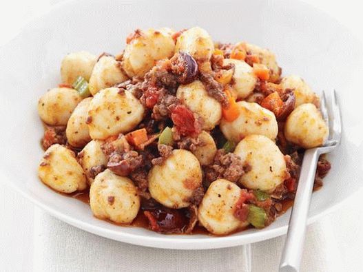 Fénykép gnocchi-ból húsmártással