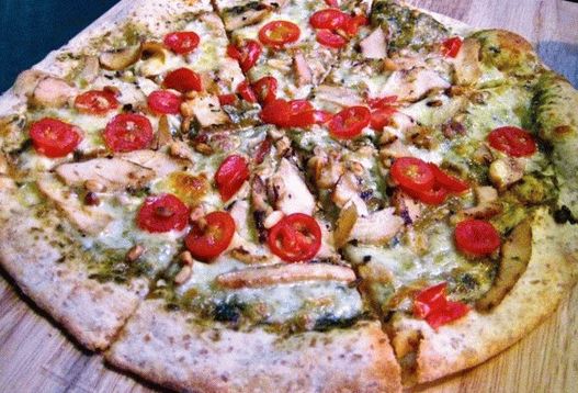 Fotó görög pizza csirkével