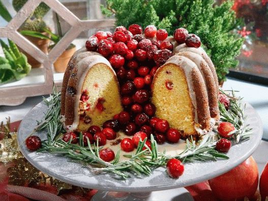 Fotó ünnepi narancs áfonya muffin