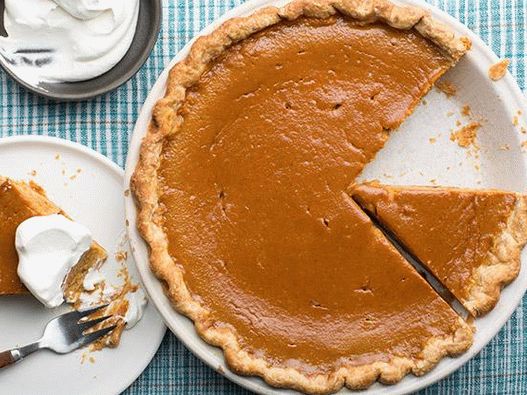 Photo Simple pumpkin pie