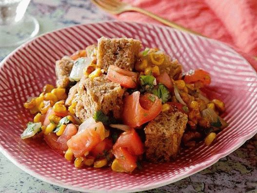 Panzanella sült kukoricával