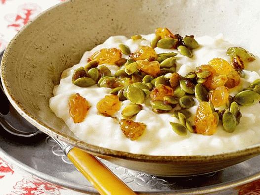 Fotó rizs puding tökmaggal