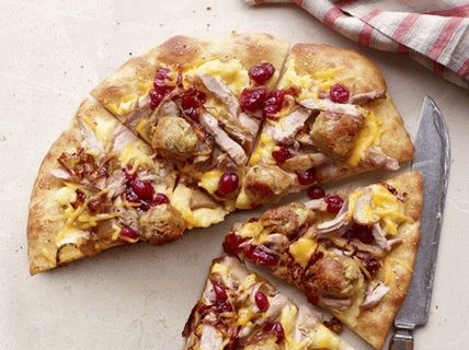 Fotó karácsonyi pizza