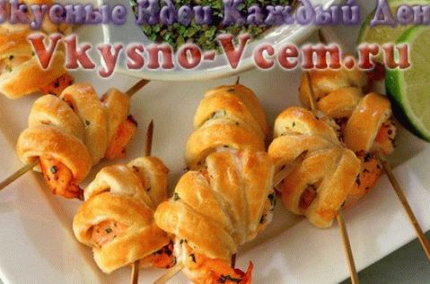 garnélarák péksütemények