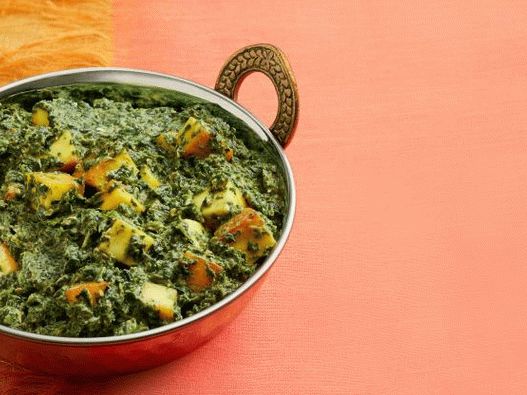 Photo Saag Paneer - indiai sajt spenóttal