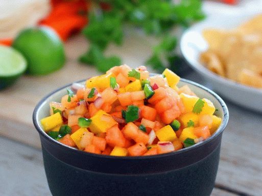 Mango és Papaya Salsa fényképe