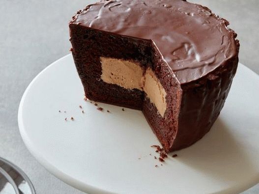 Fotócsokoládé torta mogyoróvajjal