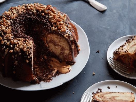 Fotócsokoládé-mogyoró muffin folyadékközponttal