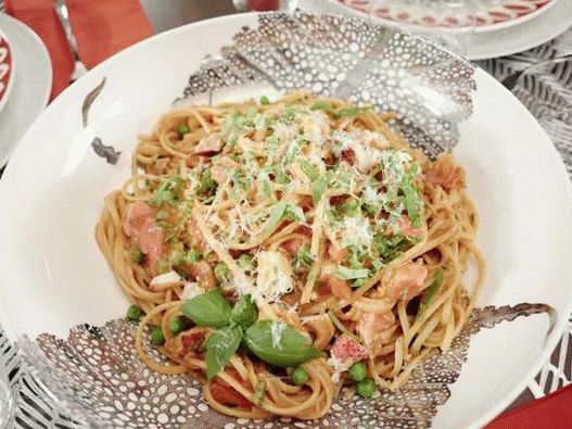 Fotókrémes linguine paszta homárral