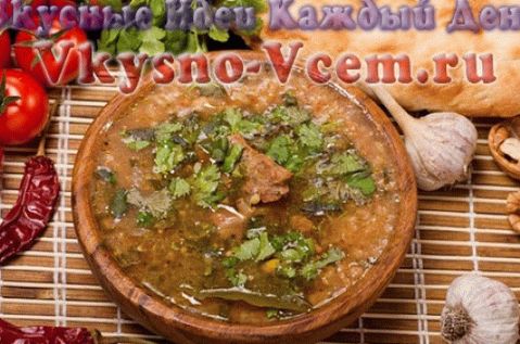 Kharcho leves ízesítésére télen
