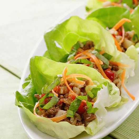 Fotó Tacos saláta paradicsomával