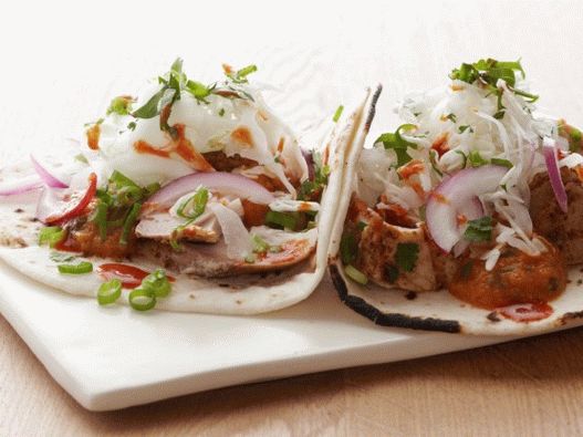 Fotó tacos hal mahi-mahi-val