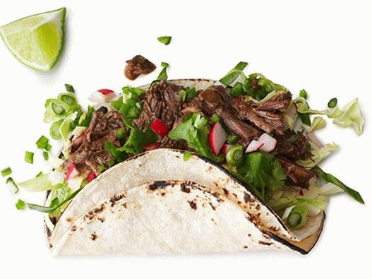 Fénykép Tacos-ból lédús Barbacoa Marhahús