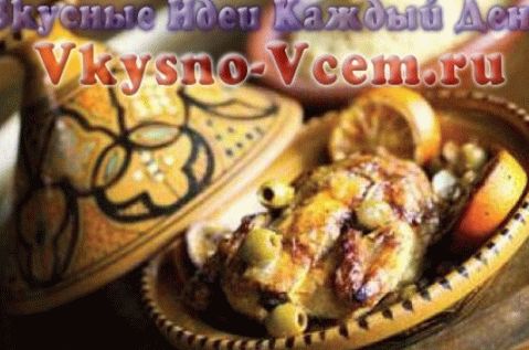 Marokkói csirke Tadzsinisz