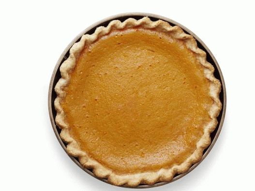 Fénykép a sütőtök pite vanília és a Bourbon