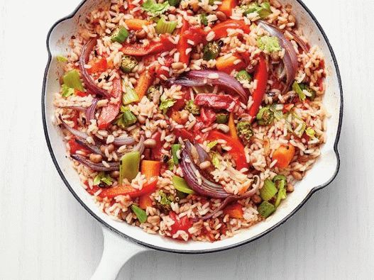 Photo Vegetáriánus Jambalaya