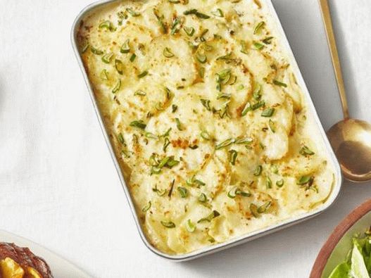 Fotó tavaszi burgonya gratin