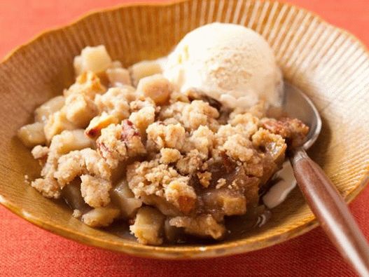 Fotó Apple ropogós pekándióval