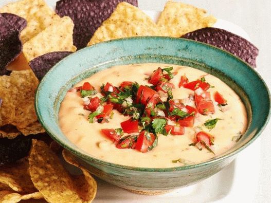 Fotó ételek - Chili con queso - Mexikói sajtmártás