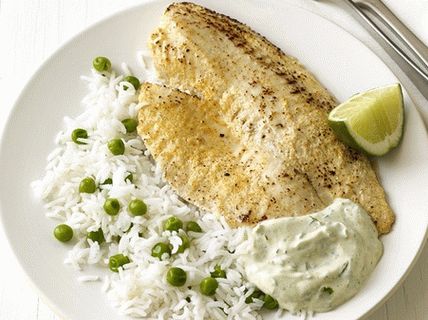 Fotós sült tilapia masala és rizzsel