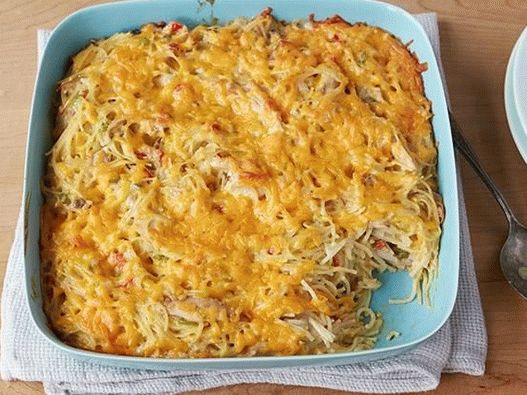 Fotó spagetti rakott csirkével