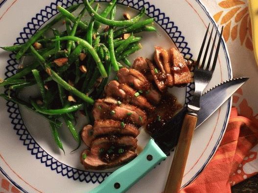 Fotó rántott kacsamell fügeszósszal