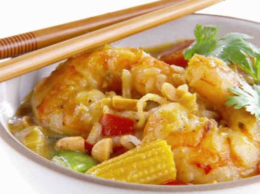 Thai sárga curry fénykép